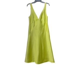 J. Crew Lime Green Sleeveless Dress
